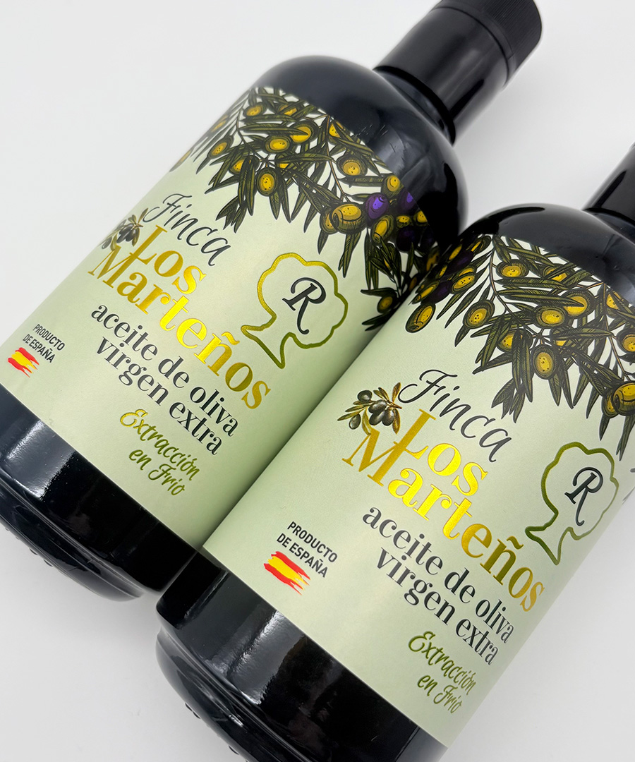 botellas 500ml aove finca los marteños